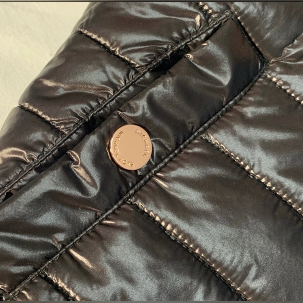 Girls Michael Kors Black Puffer Coat Winter Jacket 7/8 NWT - Picture 5 of 8